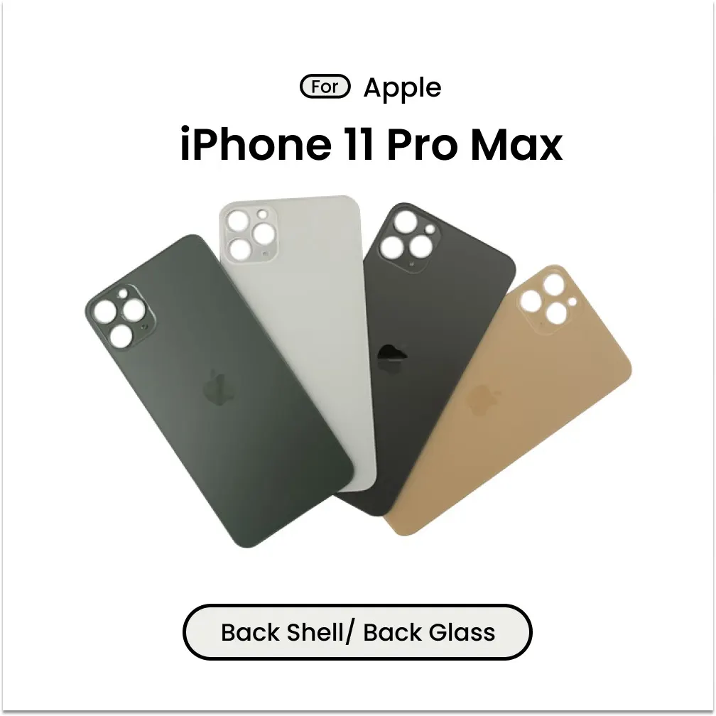 IPhone 11 Pro Max Back Shell/ Back Glass Replacement Prat - Price in Bangladesh
