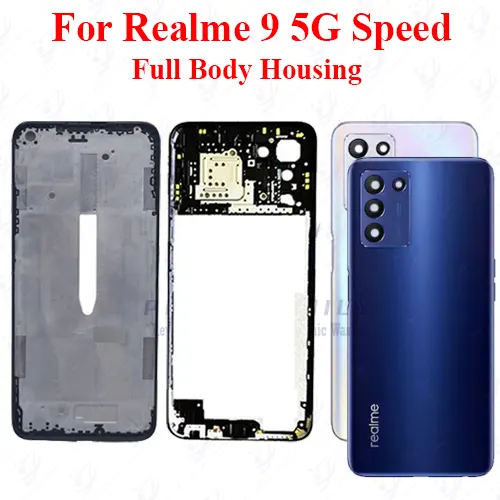 Realme 9 5G Speed Edition Full Body Housing With Camera Glass Replacement Parts Price in Bangladesh - Mobile.com.bd