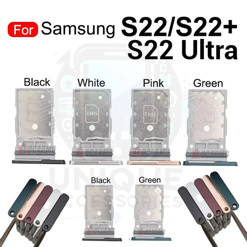 Samsung Galaxy S22 S22 Plus S22 Ultra Sim Tray Micro SD Card Slot with Sim Ejector - Price in Bangladesh