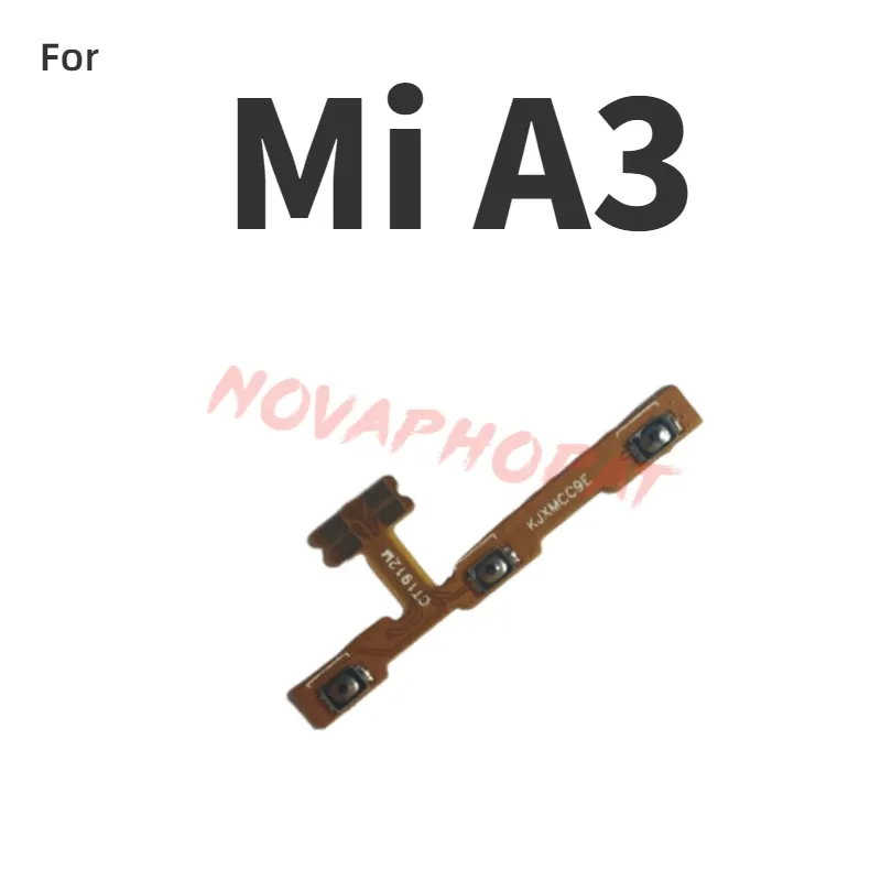 Power Button Ribbon For Xiaomi Mi A3 Power Switch On/off Volume Up Down Keyboard - Price in Bangladesh