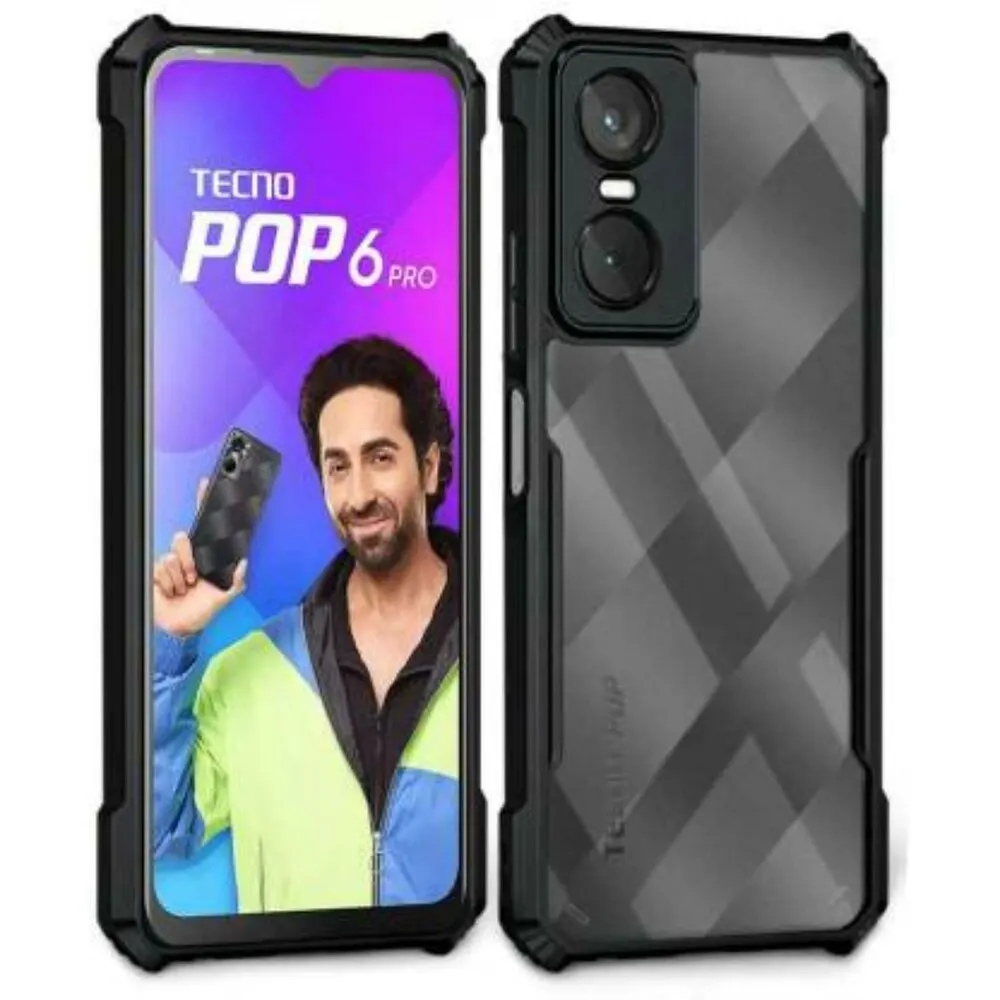 Tecno Pop 6 Pro/ ALL Type of cover ( Silicone cover / Xundd cover / Pani cover / Transparent cover ) cover Pani Cover