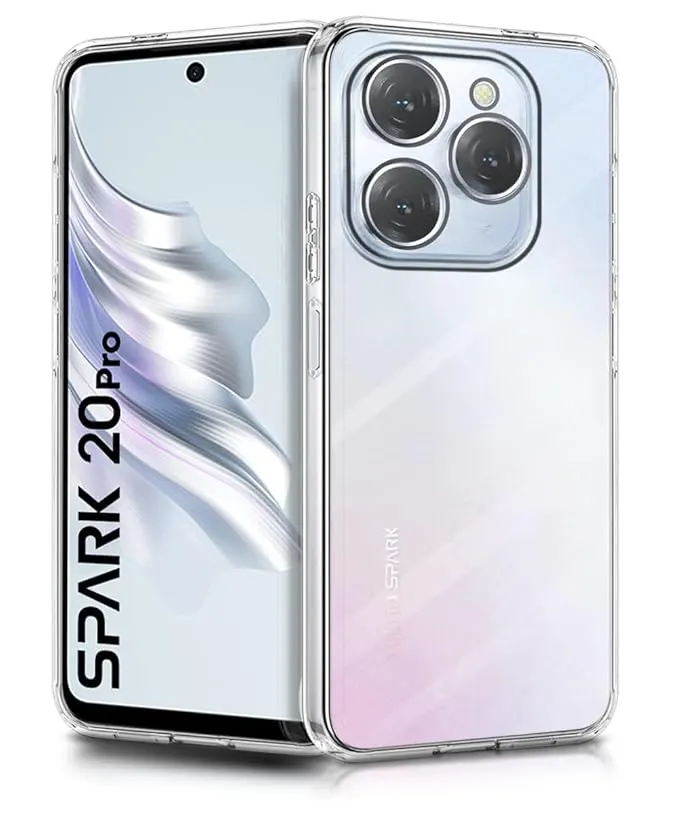 Tecno Spark 20 Pro / ALL Type of cover ( Silicone cover / Xundd cover / Pani cover / Transparent cover ) cover Pani Cover
