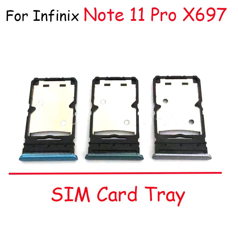 For Infinix Note 11 Pro G96 X697/ Infinix Note 12 G96 X670 Sim Tray and SD Card Slot with Sim Ejector - Price in Bangladesh