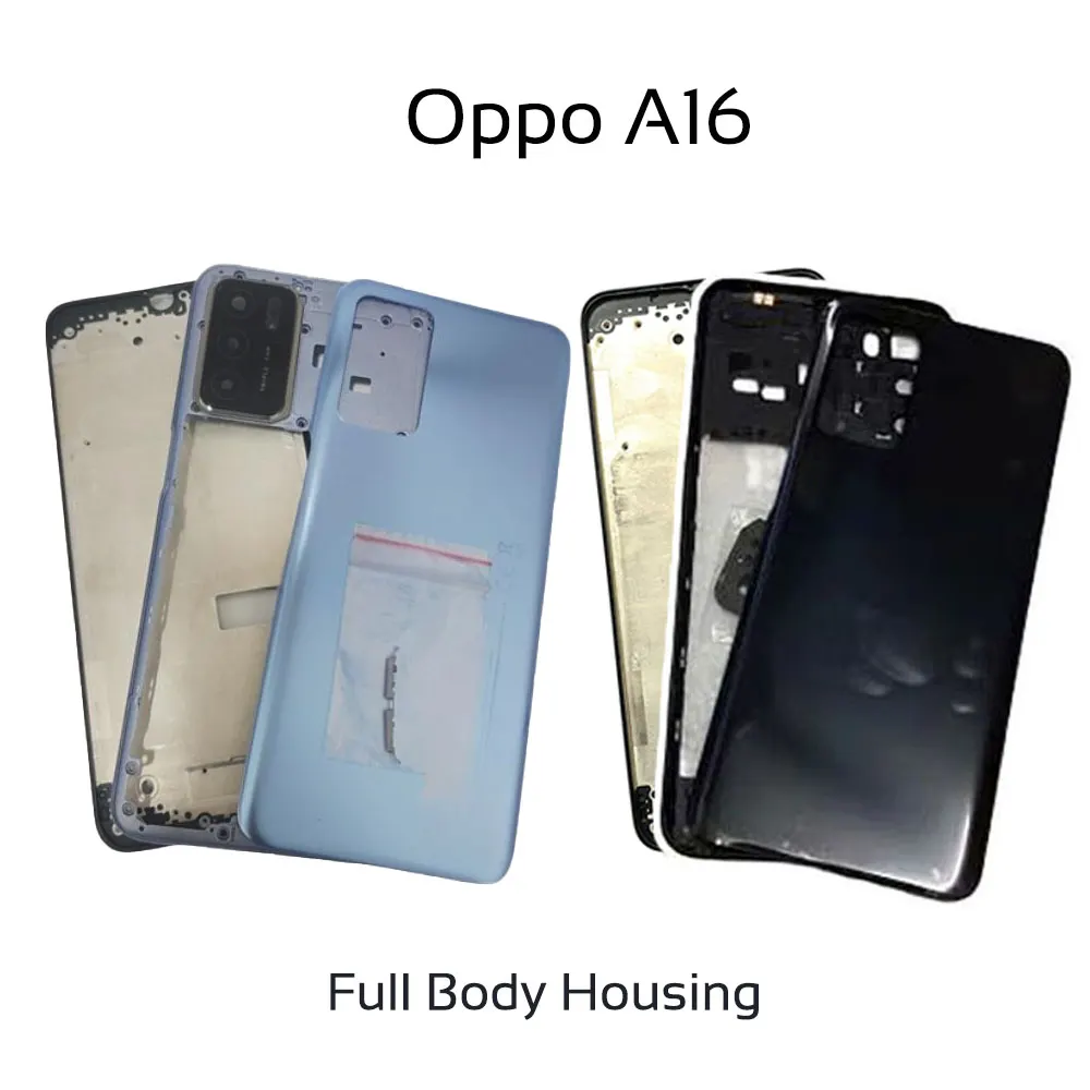 Oppo A16 Full Body Housing With Camera Glass (LCD Frame, Side/Middle Frame, Back Panel/Backshell) - Price in Bangladesh