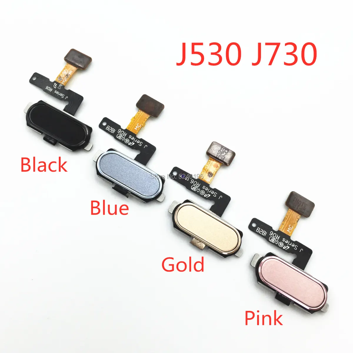 Home Return Key Menu Button Fingerprint Sensor Flex Cable For Samsung Galaxy J5 J7 pro - Price in Bangladesh