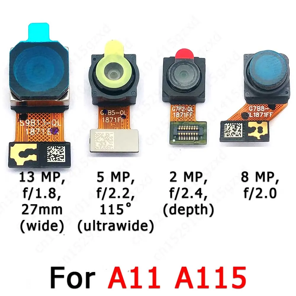 Back Rear Main Camera Module Flex Cable For Samsung Galaxy  A11 (SM-A115) Small Front Camera Flex Replacement Parts - Price in Bangladesh