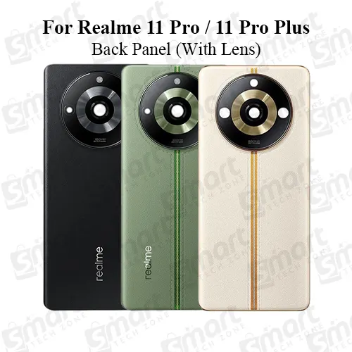 Realme 11 Pro / 11 Pro Plus Back Housing Frame - 100MP/200MP Camera Glass Replacement (All Colors) - Price in Bangladesh