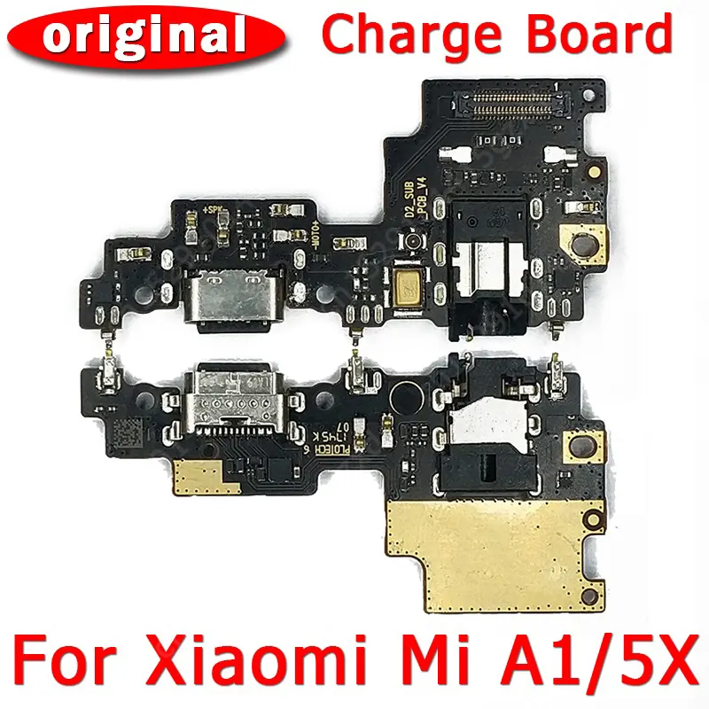 Charging Logic Board For Xiaomi Mi A1/Mi 5X Charging Port For Xiaomi Mi A1/Mi 5X USB Plug PCB Dock Connector Spare parts - Price in Bangladesh