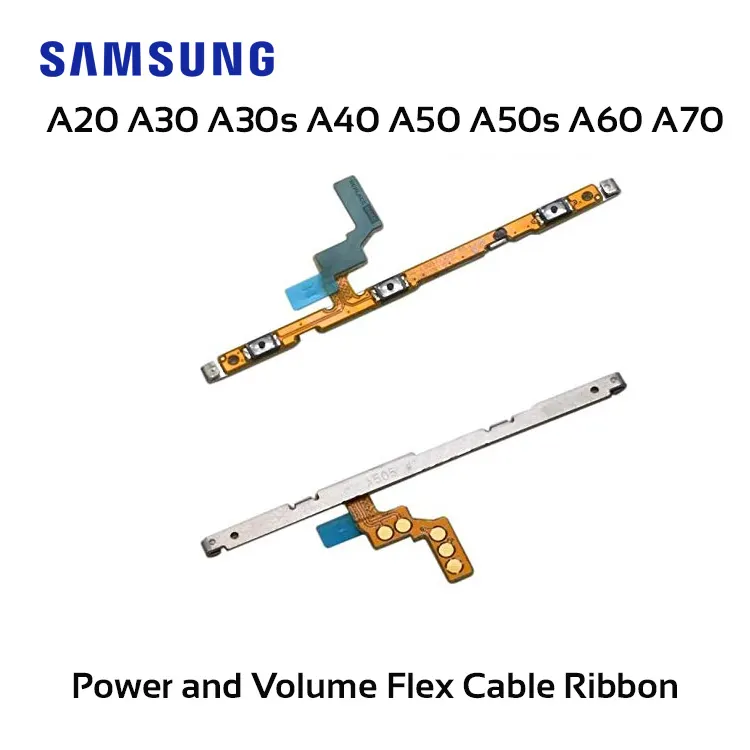 Samsung Galaxy A20 A30 A30s A40 A50 A50s A60 A70 Power and Volume Button Flex Cable Ribbon Replacement Repair - Price in Bangladesh