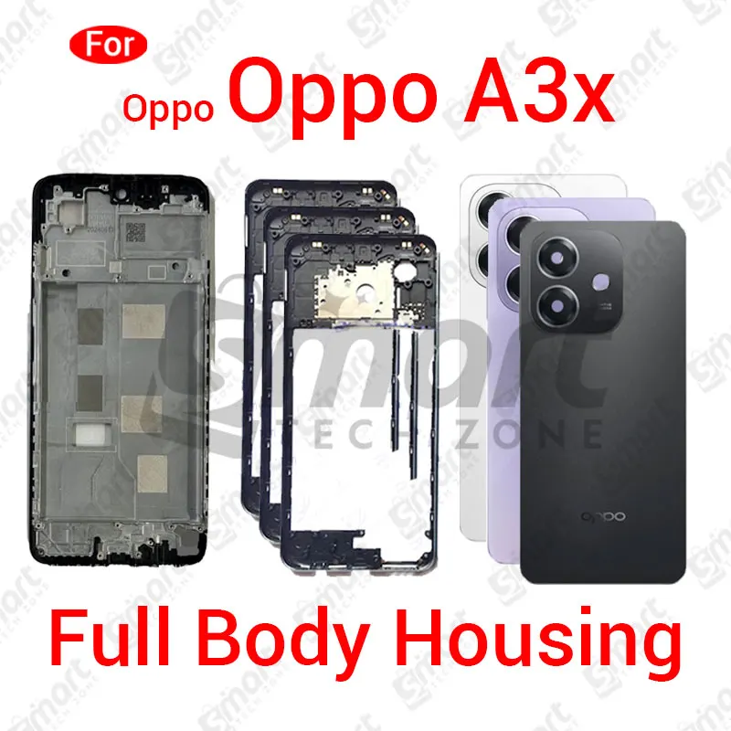 Oppo A3x Full Body Housing With Camera Glass (LCD Frame, Side/Middle Frame, Back Panel/Backshell) - Price in Bangladesh