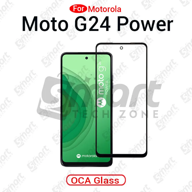 For Motorola Moto G24 Power LCD Display Touch Screen Front Glass Lens + Lamination OCA - Price in Bangladesh