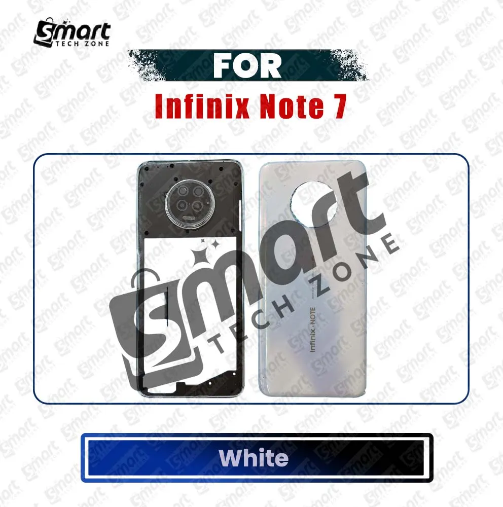 Infinix Note 7 X690B, X690 Side Frame and Back Panel/Backshell/Back Housing/Battery Backdoor Catching Replacement Part - Price in Bangladesh
