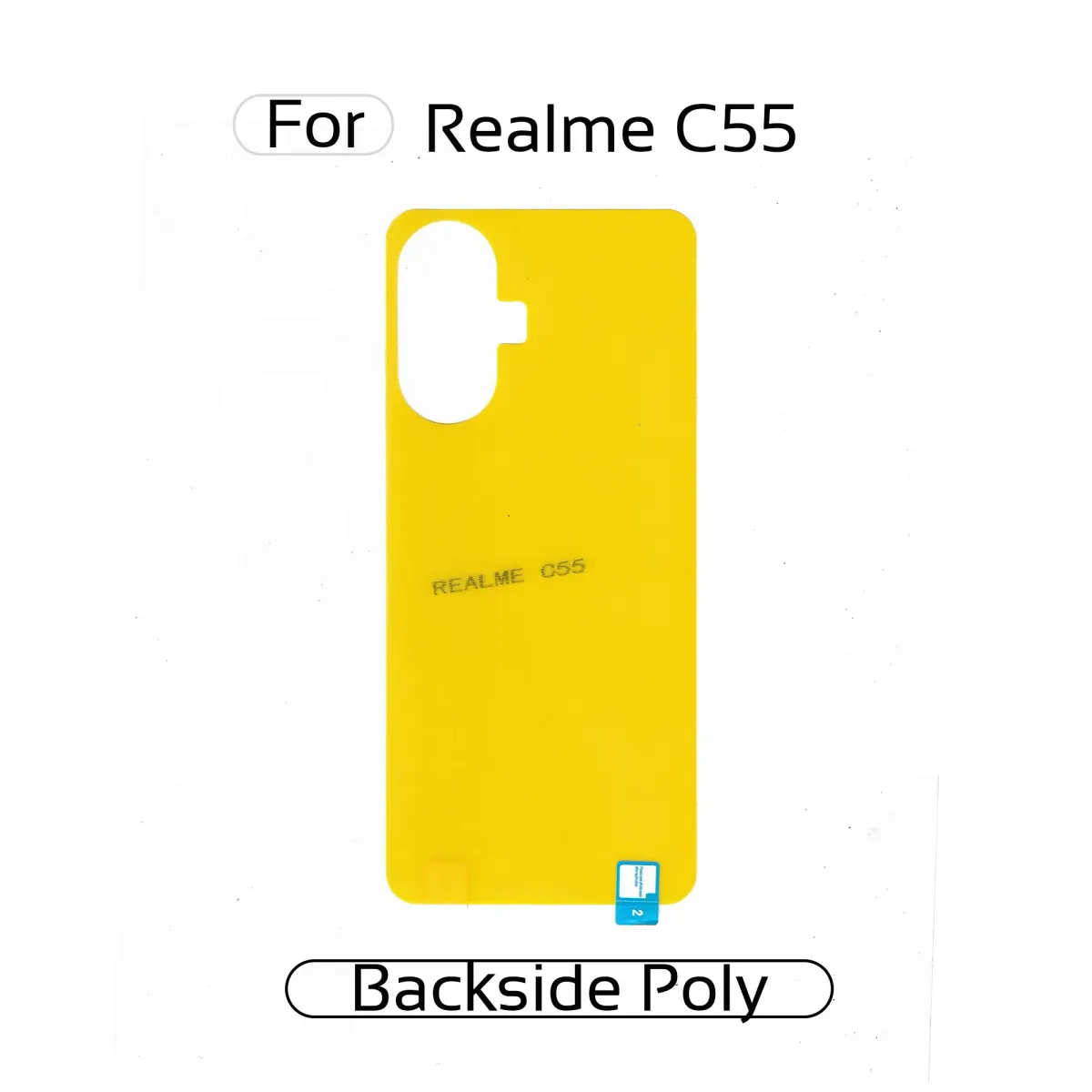 Realme C55 Back Transparent Poly For Your Device Safe and Scratch Free - Price in Bangladesh