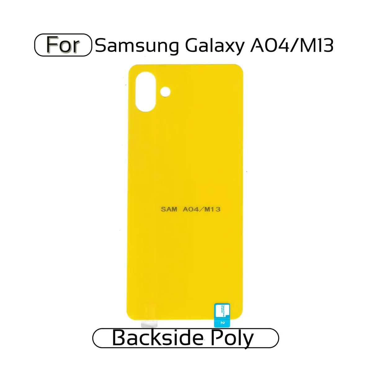 Samsung Galaxy  A04/ Samsung Galaxy M13 Back Transparent Poly For Your Device Safe and Scratch Free - Price in Bangladesh