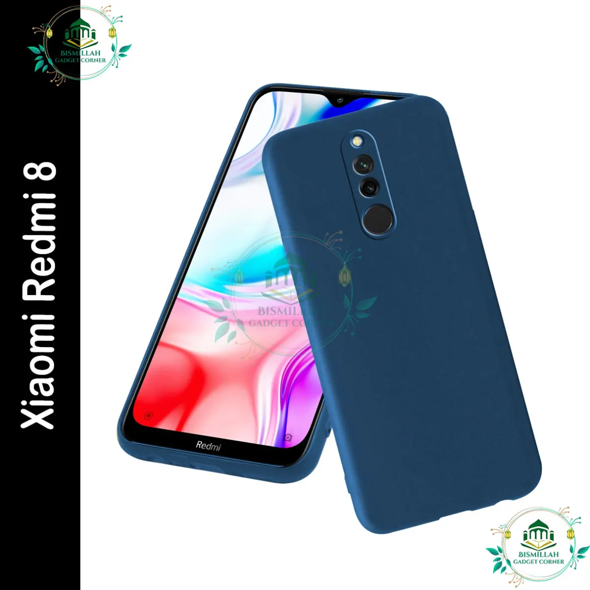 Original Premium Liquid Silicone Phone case for Xiaomi Redmi 8 Liquid Silicon Mobile Back Case Soft Silicone Phone Cover