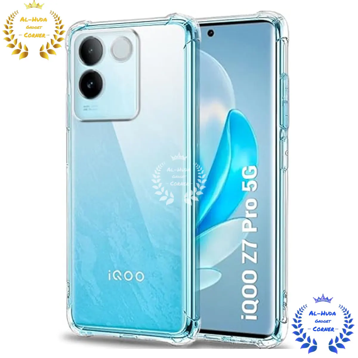 Original Transparent back cover For iQOO Z7 Pro / Vivo T2 Pro 5G / Vivo S17e Luxury transparent Protect Back Cover Soft Case