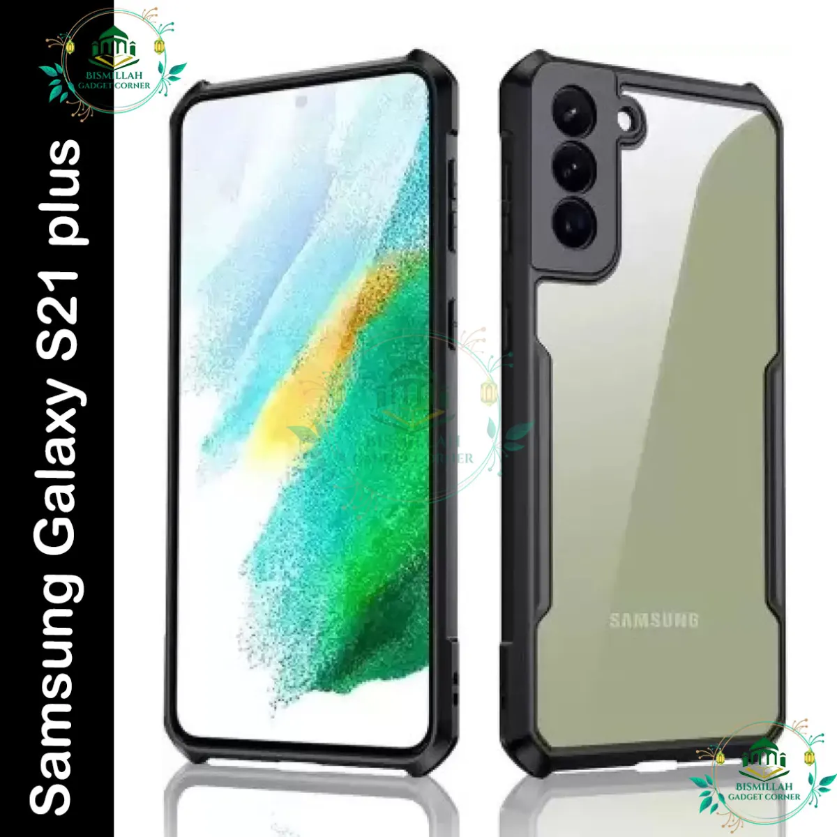 Xundd Back Cover for Samsung Galaxy S21 plus / Samsung Galaxy S21+ Transparent Hybrid Hard PC Back Bumper