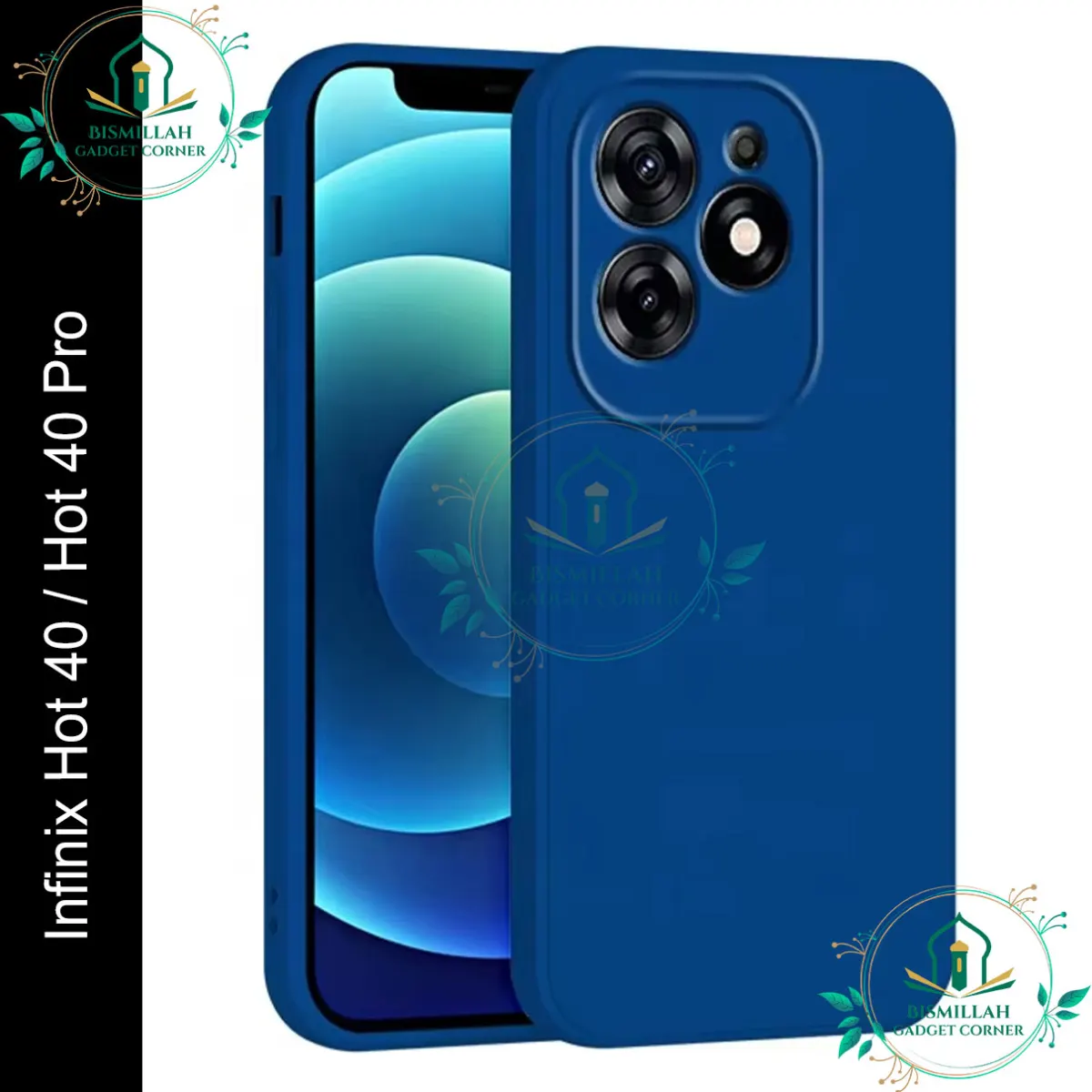 Original Premium Liquid Silicone Phone case for Infinix Hot 40 / Infinix Hot 40 Pro Liquid Silicon Mobile Back Case Soft Silicone Phone Cover