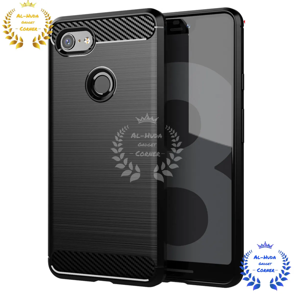 Spigen cover For Google Pixel 3a XL Carbon Fiber Back cover Soft Slim Fashion Non-Slip Protective Carbon Fiber Phone Case