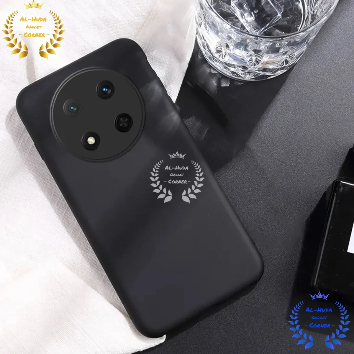 Shockproof & Transparent Crystal Clear Back Cover Case / Matte Protective Lens Flexible Back Cover for Honor X9c 5G | Slim Silicone Cover with Soft Lining Shockproof Full Body Bumper Case