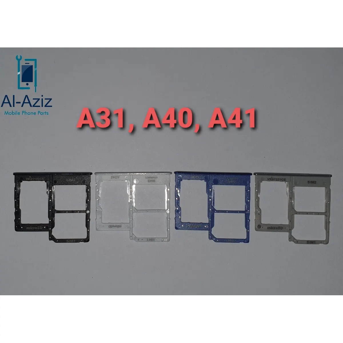 Samsung Galaxy A31 / A40 / A41 Sim Tray Origenal Dual Sim Door Memory Card Slot Replacement - Price in Bangladesh