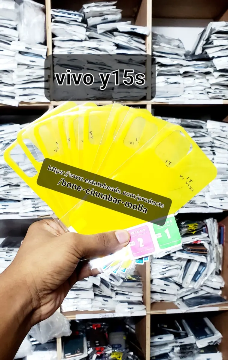 Back Poly Sticker For vivo Y15s Ultra Thin Transparent