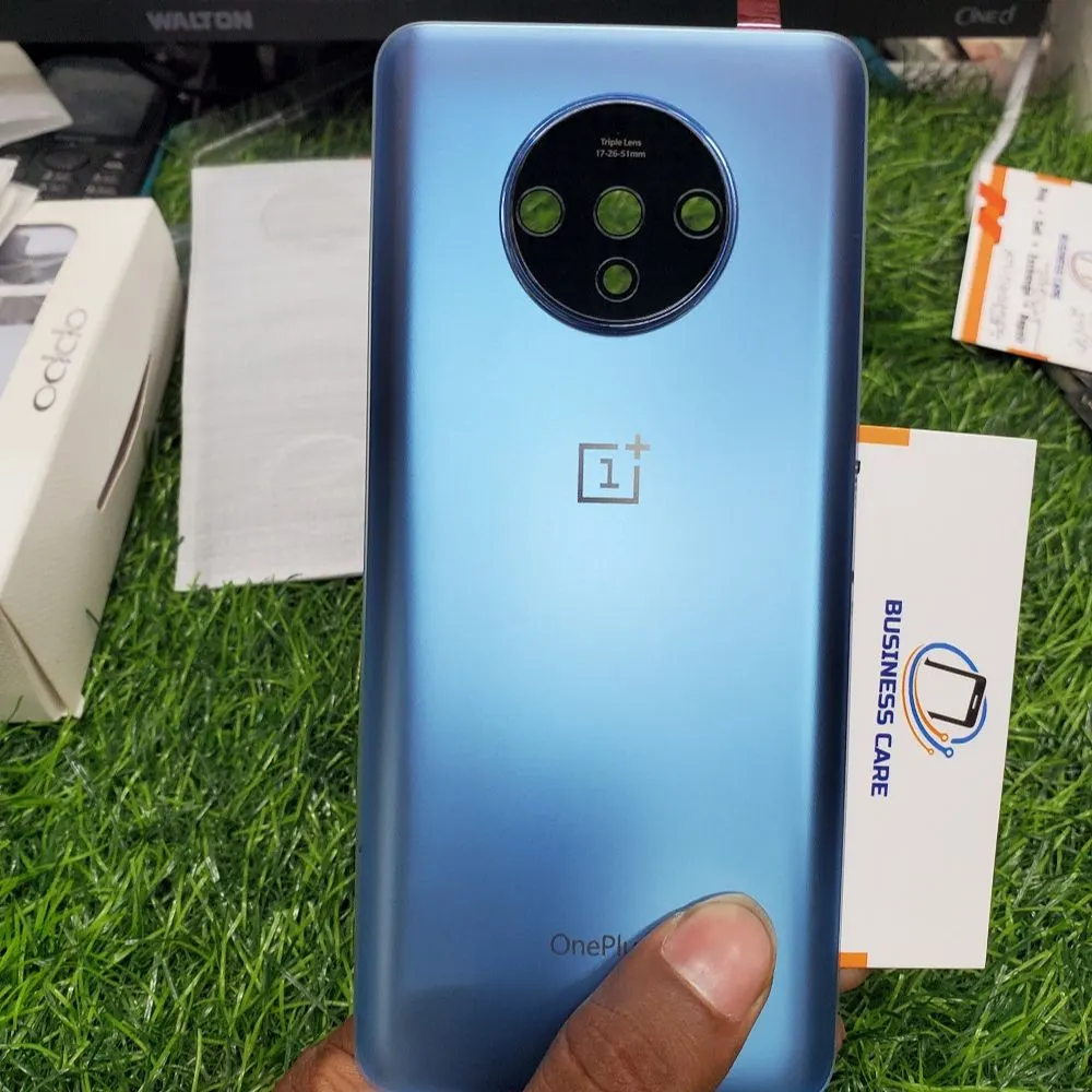 Original  Backshell for Oneplus 7T Replacement Back Battery Cover For Oneplus 7T Back Rear Glass Case - Price in Bangladesh