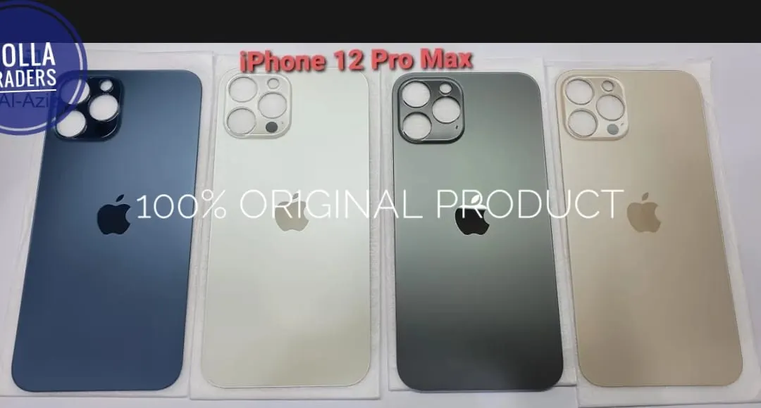 For Apple iPhone 12 Pro  Phone Battery Back Cover Backshell Glass Battery Rear Case Phone Battery Back Cover Backshell Glass Battery Rear Case - Price in Bangladesh