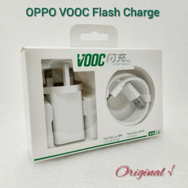 Orginal OPPO VOOC New Fast Flash Charger With USB Cable TypeC