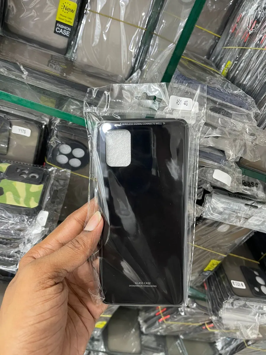 Tempered Glass Cover For Samsung Galaxy A51 4G Mobile Back Cover Full Protection With Tempered Glass