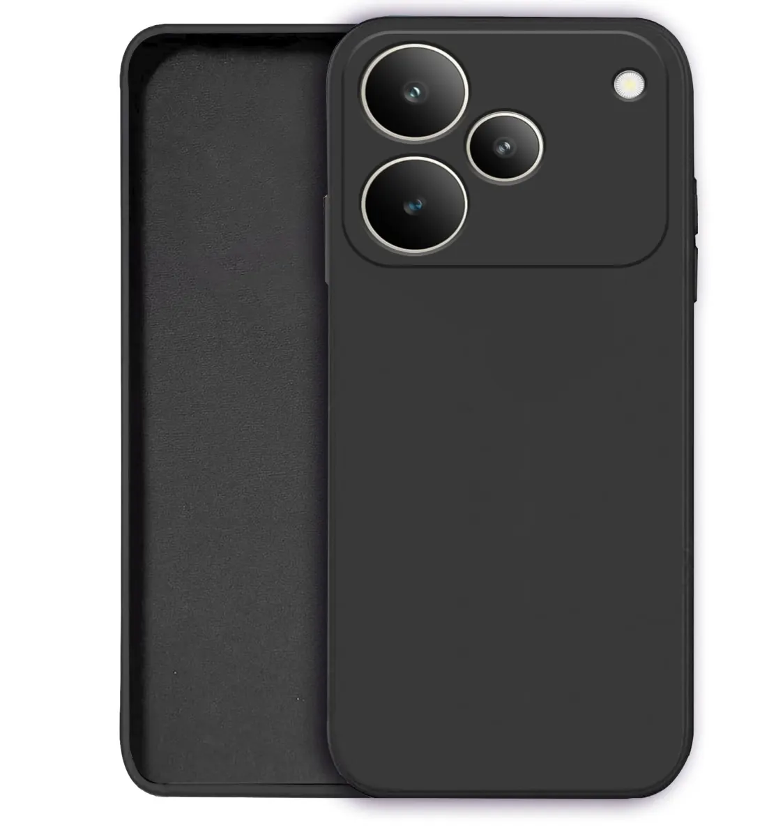 Premium Liquid Silicone Cover for Realme P4 Pro Back Cover with full camera protection