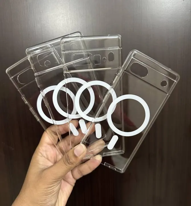 Transparent Back Cover For PIXEL 8A Anti Yellow Cover ( Mobile Cover )