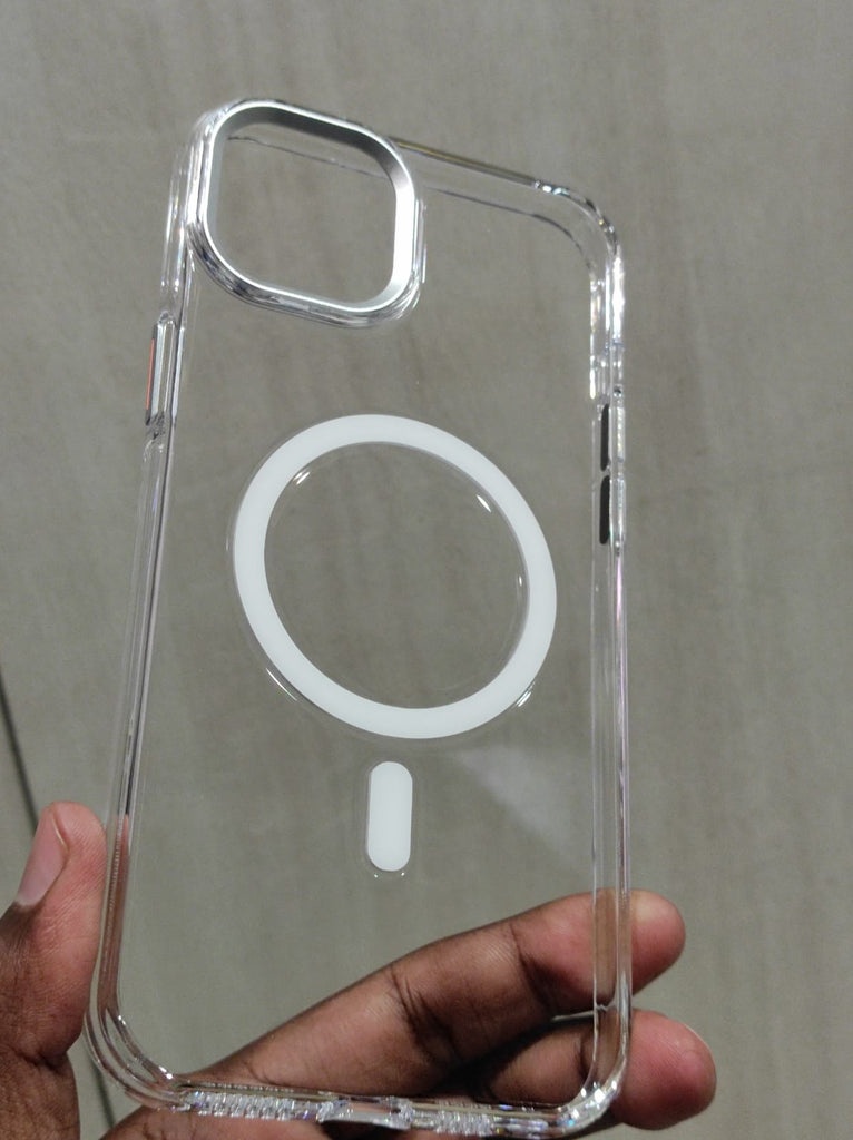 Transparent Back Cover For iPhone 15 PRO Anti Yellow Cover ( Mobile Cover )