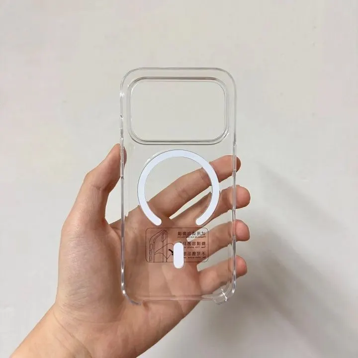 Transparent Back Cover For iPhone 17 PRO MAX Anti Yellow Cover ( Mobile Cover )