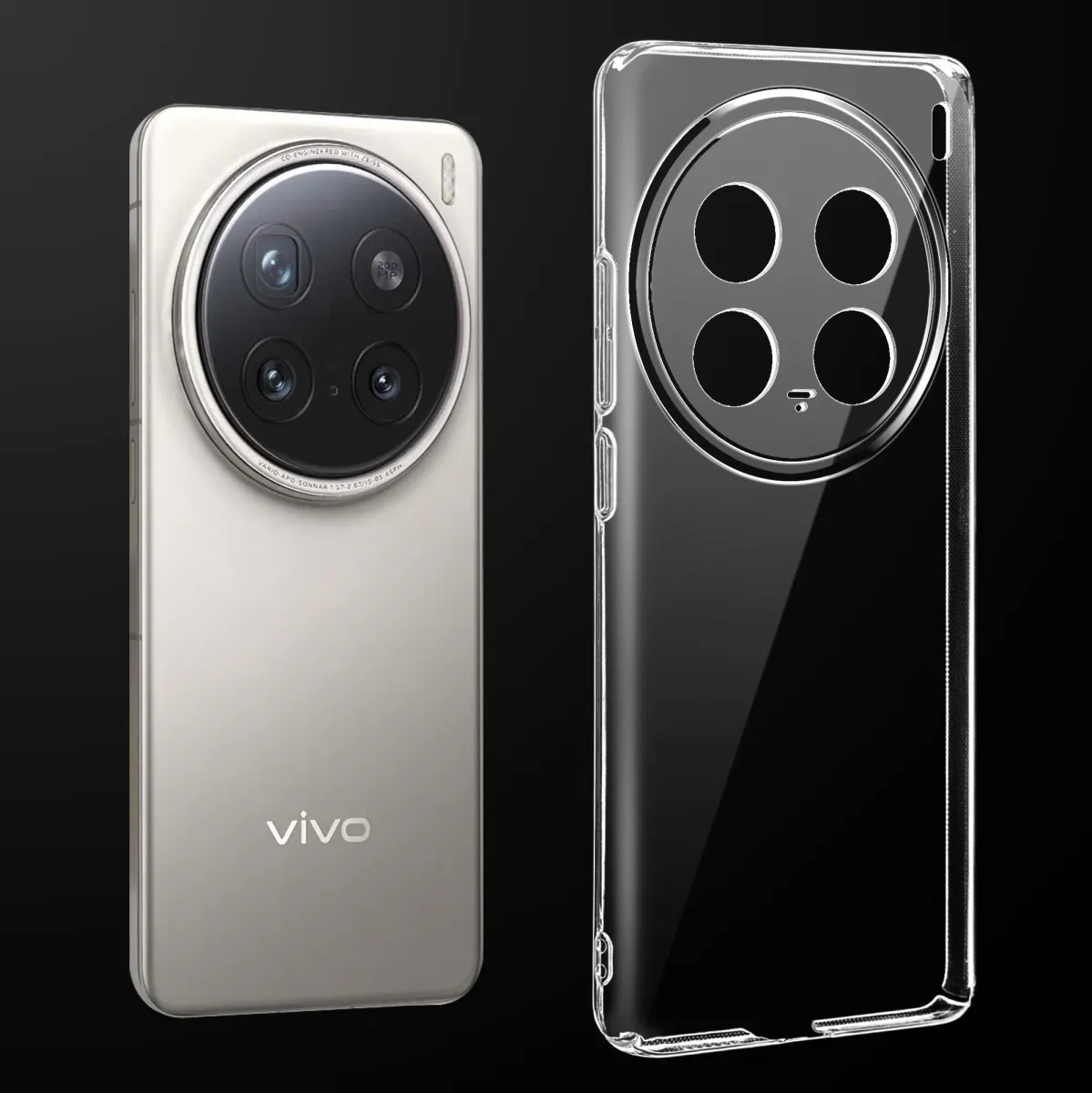 Transparent Back Cover For Vivo X200 ULTRA Anti Yellow Cover ( Mobile Cover )