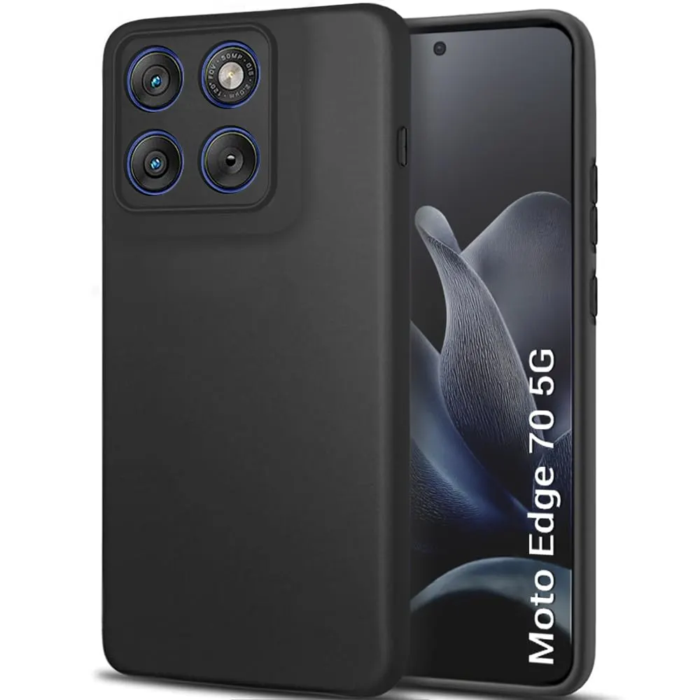 Premium Liquid Silicone Cover for Motorola Moto Edge 70 5G Back Cover with full camera protection
