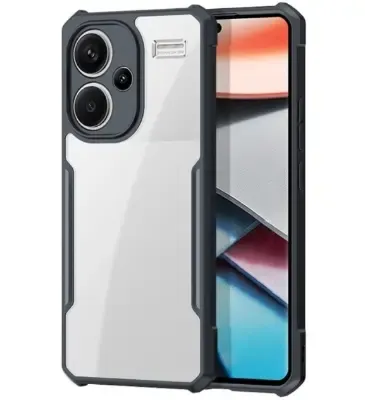 Xundd Back Cover for Redmi 13C 5G Transparent Hybrid Hard PC Back Bumper