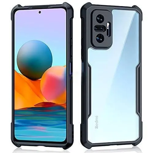 Xundd Back Cover for Redmi 10 5G Transparent Hybrid Hard PC Back Bumper