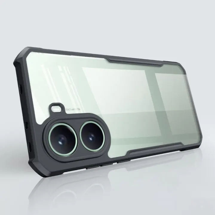 Xundd Back Cover for Redmi Turbo 4 Transparent Hybrid Hard PC Back Bumper
