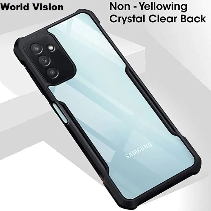 Xundd Back Cover for Samsung Galaxy F23 5G Transparent Hybrid Hard PC Back Bumper