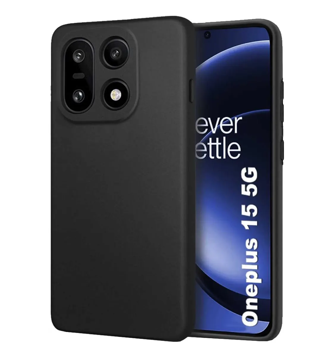 Premium Liquid Silicone Cover for OnePlus 15 5G Back Cover with full camera protection