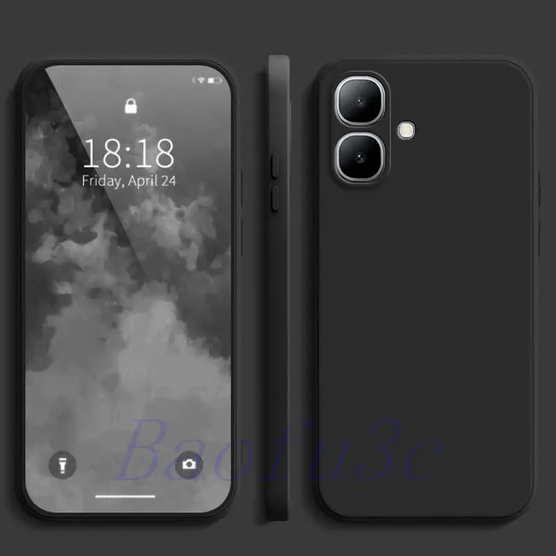 Premium Liquid Silicone Cover For Infinix Smart 20 Back Cover with full camera protection - Price in Bangladesh