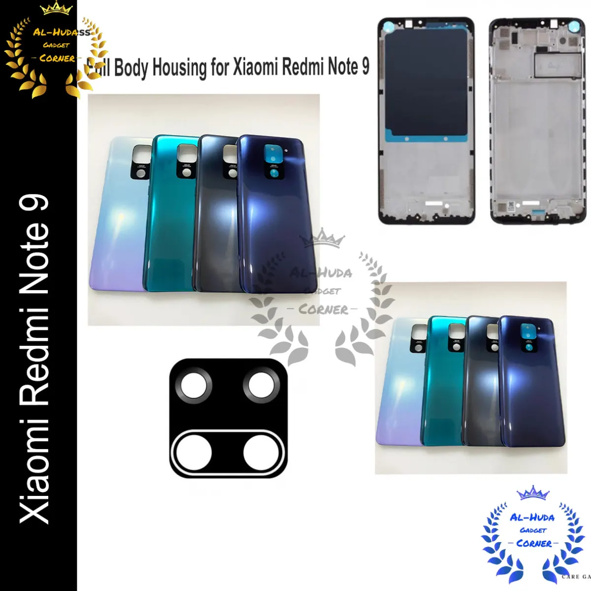 Full Body Housing for Xiaomi Redmi Note 9 (LCD Frame Panel, Middle Frame and Back Panel) - Price in Bangladesh