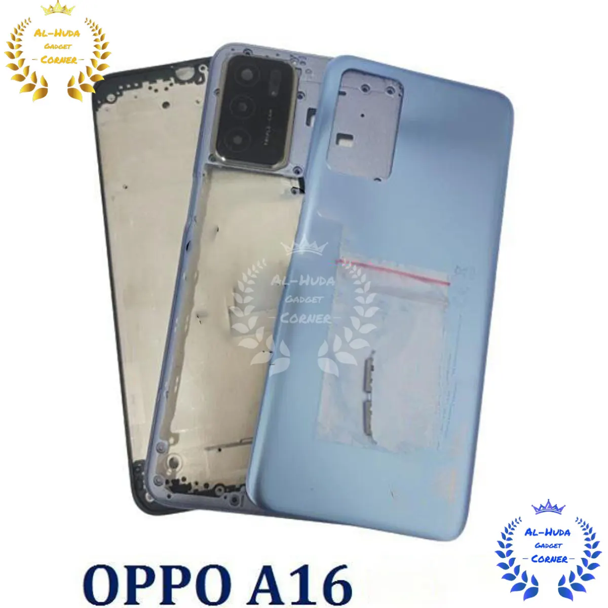 Replacement Full Body Housing for Oppo A16 Body Panel With Side Frame and Camera Lens - Price in Bangladesh
