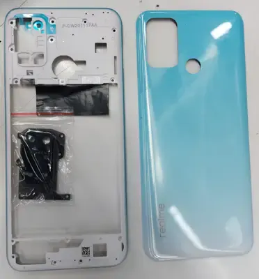 Replacement Complete Housing Full Body Compatible with Realme 7i Back Panel / Back Shell and LCD Frame with Volume Buttons - Price in Bangladesh