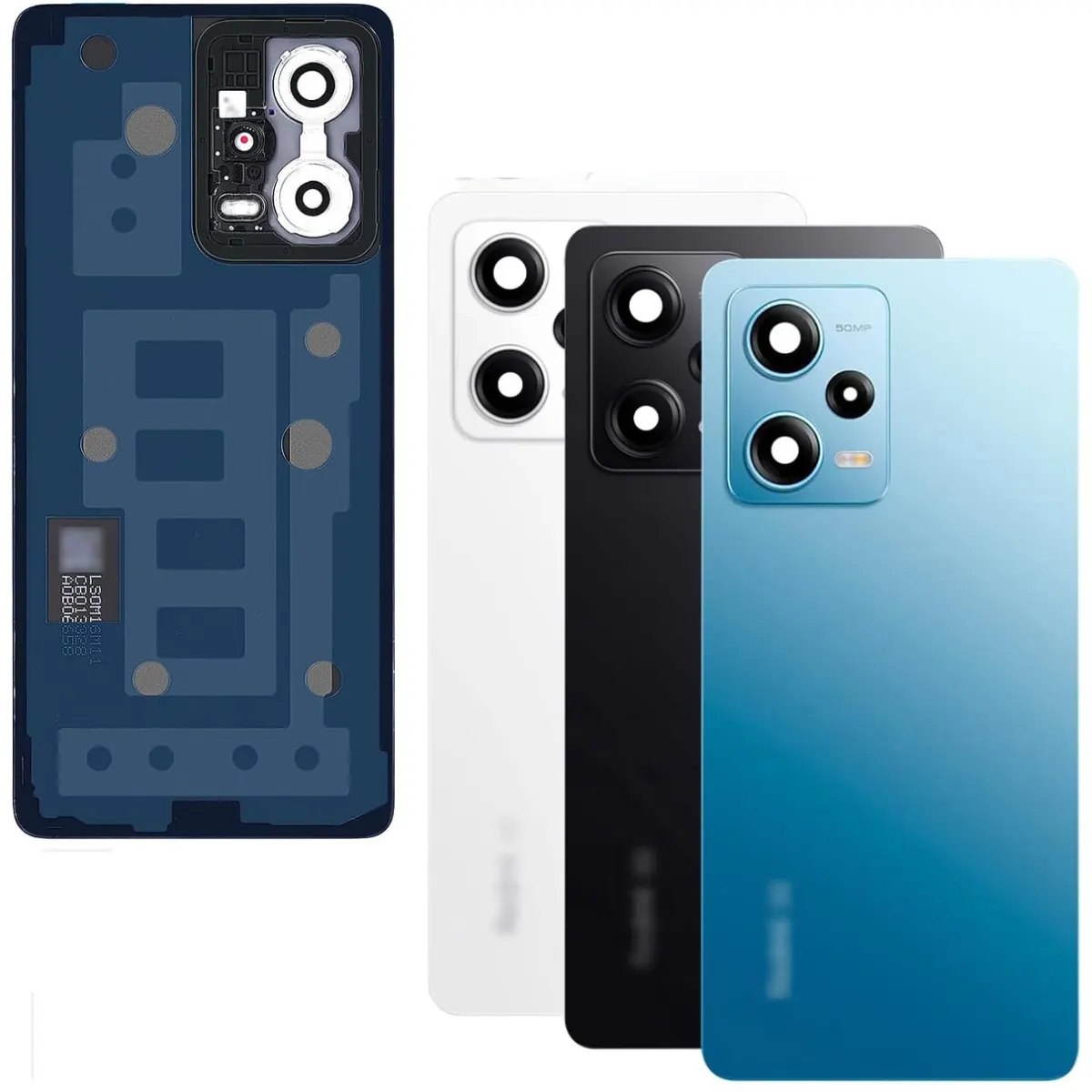 Replacement Complete Housing Full Body Compatible with Xiaomi Redmi Note 12 Pro 5G Glass Original Back Panel / Back Shell and LCD Frame with Volume Buttons - Price in Bangladesh