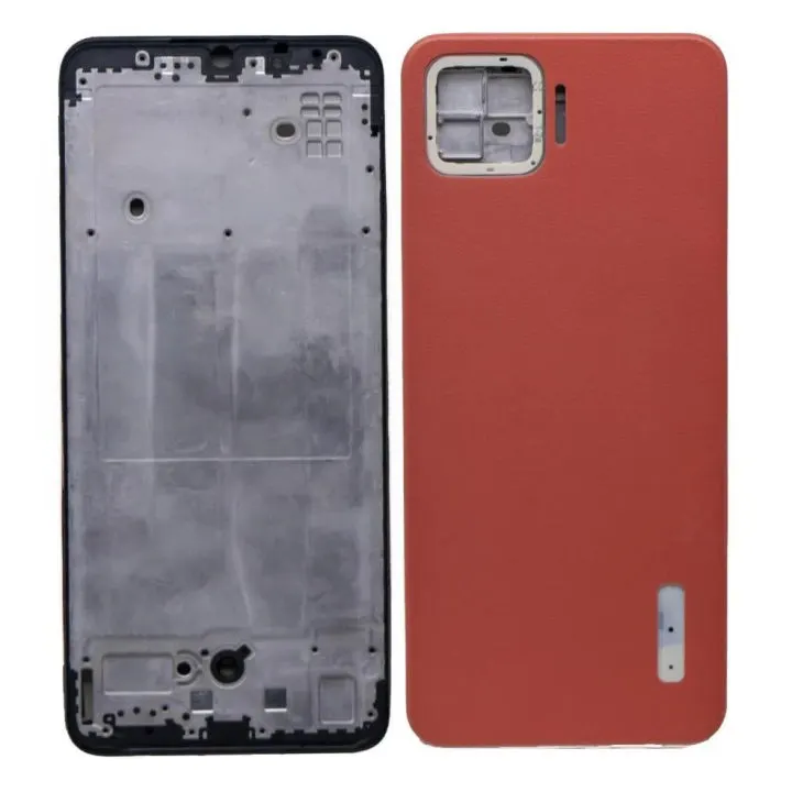 Oppo F17 Housing Middle Frame With Side Button and Camera Lens Complete Body Casing Replacement For Oppo F17 - Price in Bangladesh