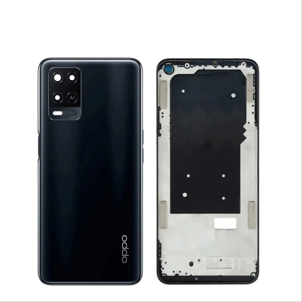 Oppo A54 Housing Middle Frame With Side Button and Camera Lens Complete Body Casing Replacement For Oppo A54 - Price in Bangladesh