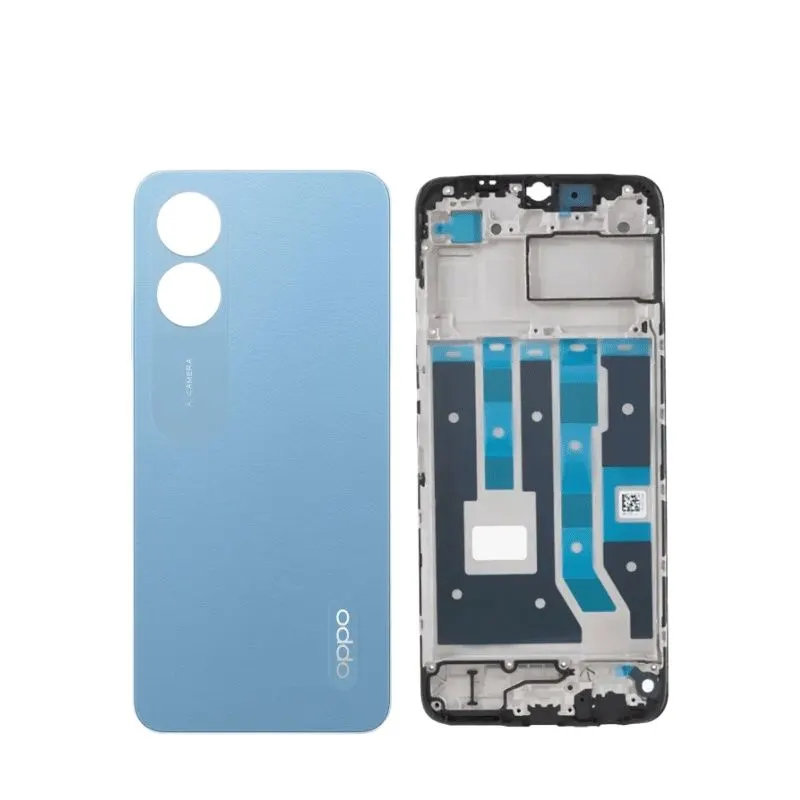Oppo A17 Housing Middle Frame With Side Button and Camera Lens Complete Body Casing Replacement For Oppo A17 - Price in Bangladesh
