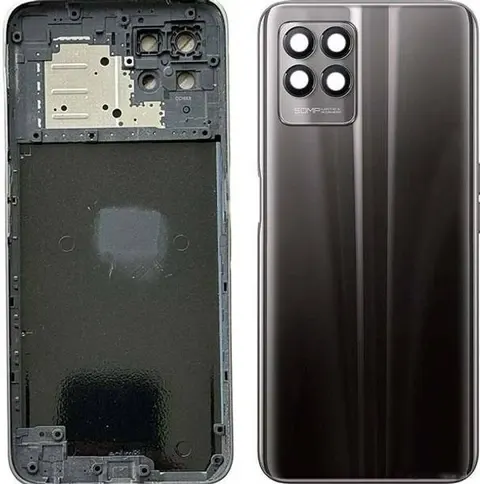 Realme 8i Housing Middle Frame With Side Button and Camera Lens Complete Body Casing Replacement For Realme 8i - Price in Bangladesh